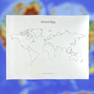 Page Dworld Blank Map Worksheet Have Fun Teaching