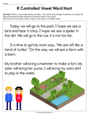 Reading Worksheets - Have Fun Teaching