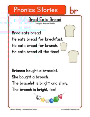 Kindergarten Reading Comprehension Worksheets - Have Fun Teaching