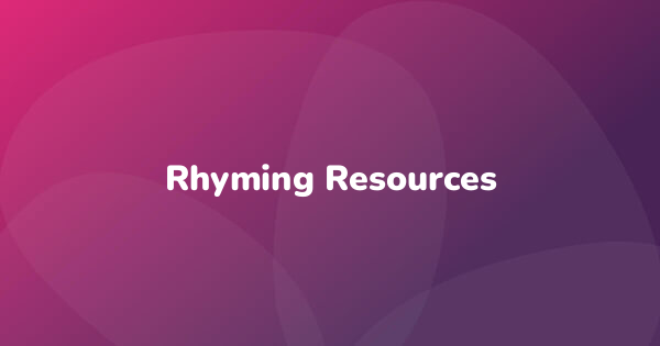 Rhyming Resources