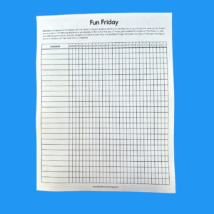 Fun Friday Minutes Behavior Plan