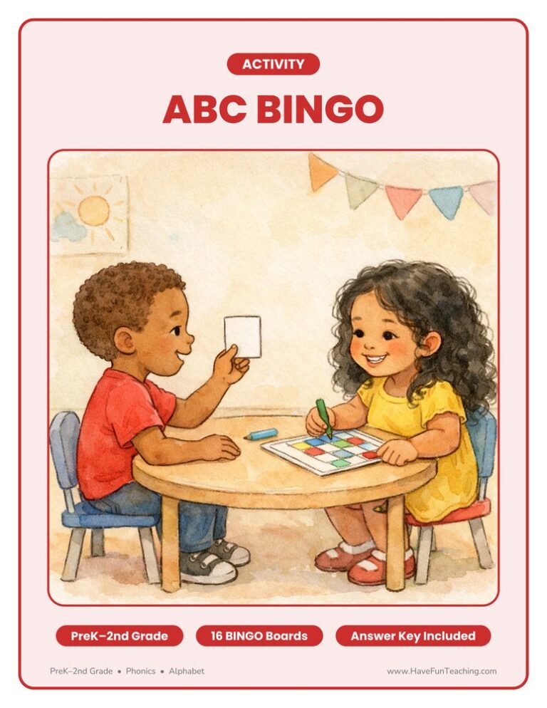 Alphabet BINGO