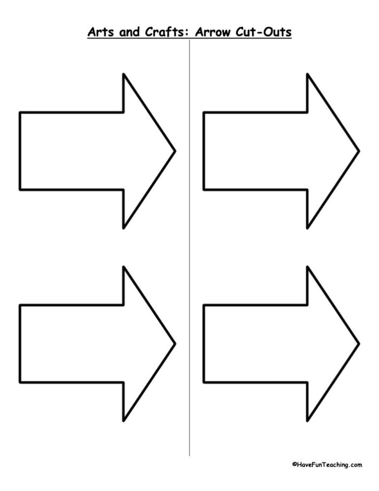 Arrow Cut Outs