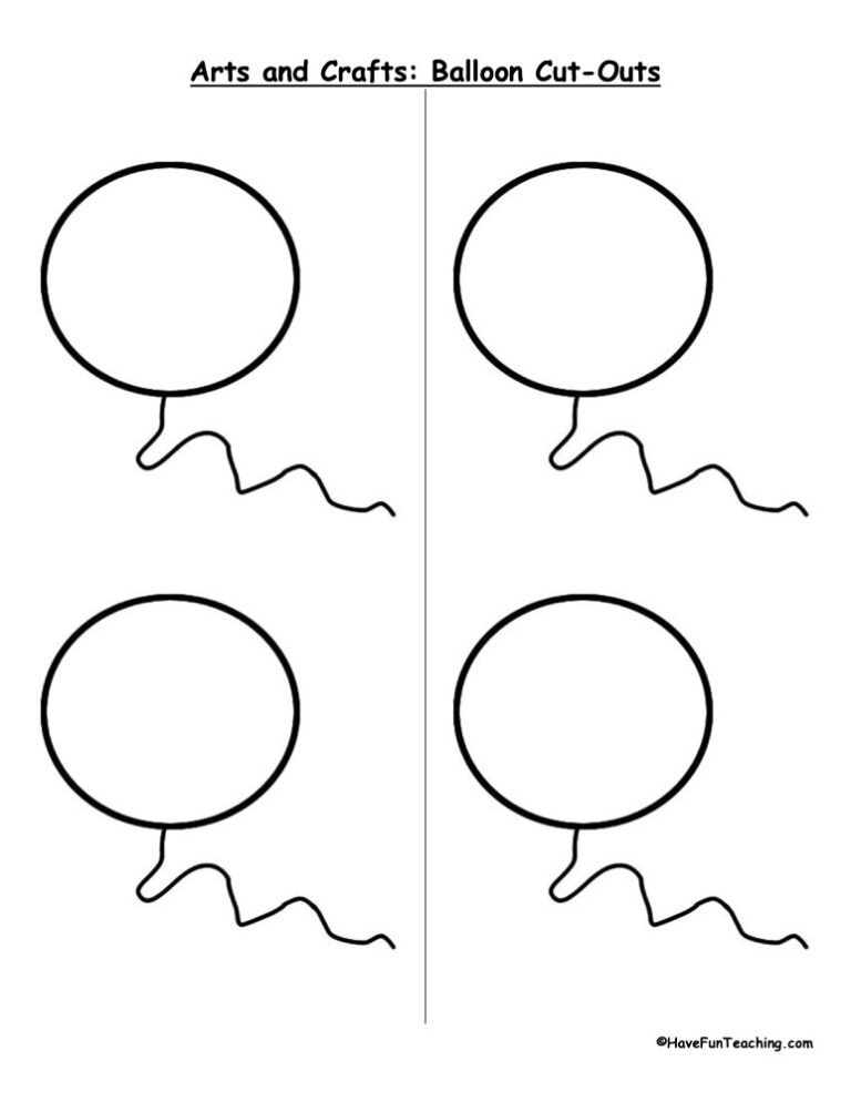 Balloon Cut Outs