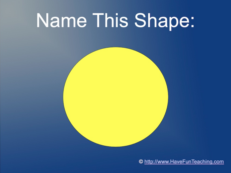 Smartboard Activity - Basic Shapes