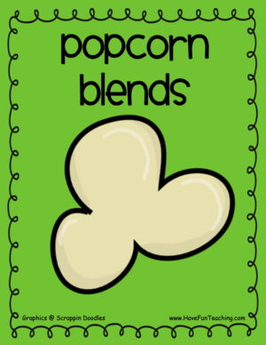 Popcorn Blends Activity