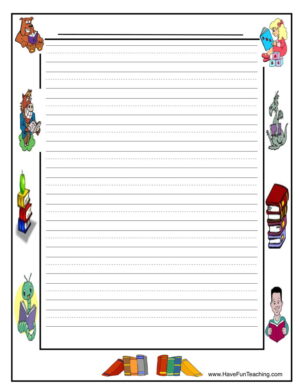 Books Writing Paper