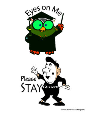 Classroom Behavior Signs