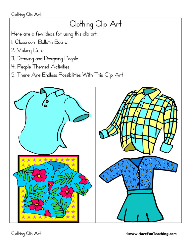 Clothes Clip Art