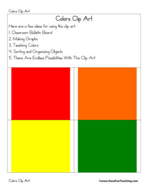 Colors Clip Art