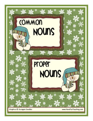 Common and Proper Nouns Activity