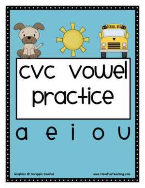 CVC Vowel Activity