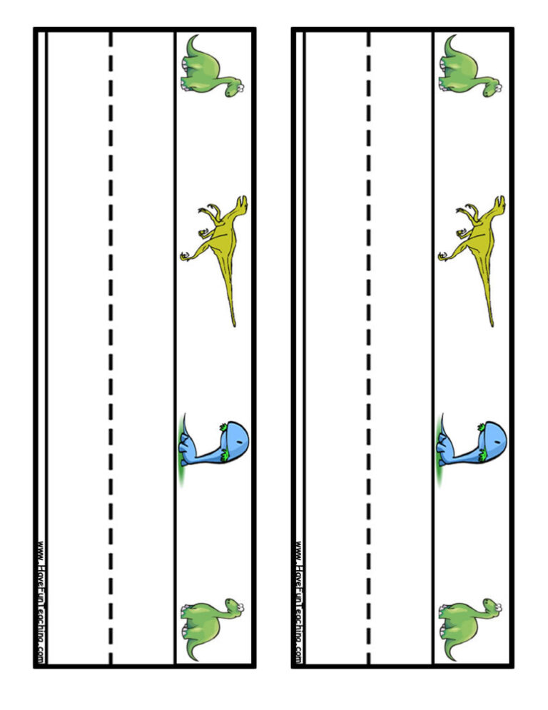 Dinosaurs Desk Name Tags