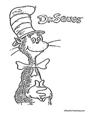 Dr. Seuss Coloring Page