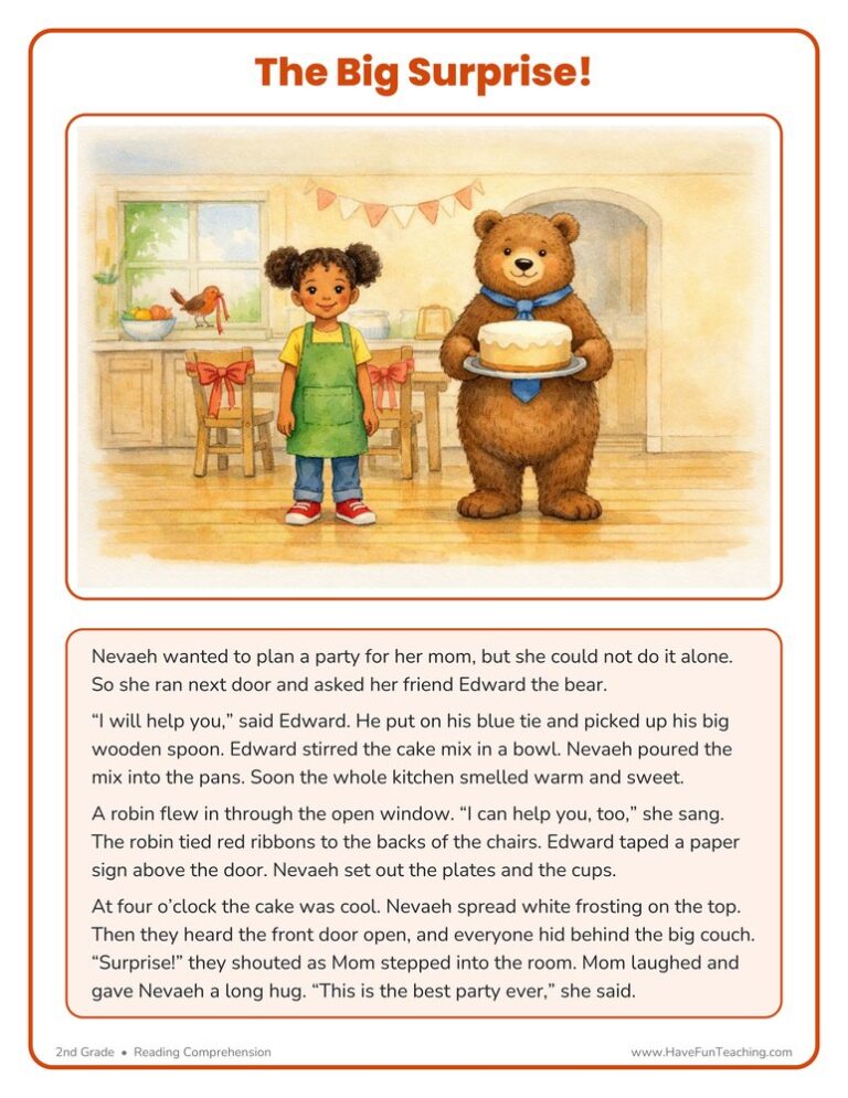 Fantasy and Reality Reading Comprehension Worksheet