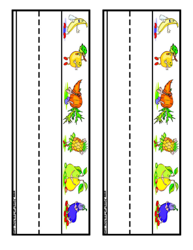 Fruits and Vegetables Desk Name Tags