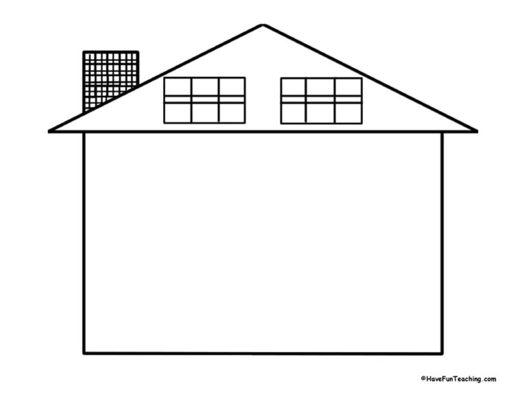 House Shape Book Activity