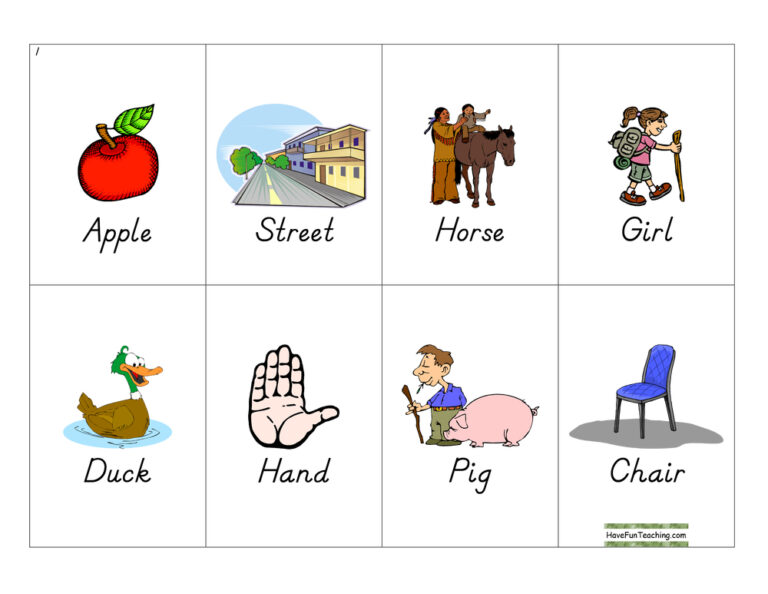 Noun BINGO