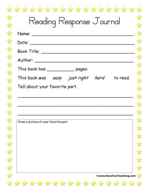 Reading Response Journal