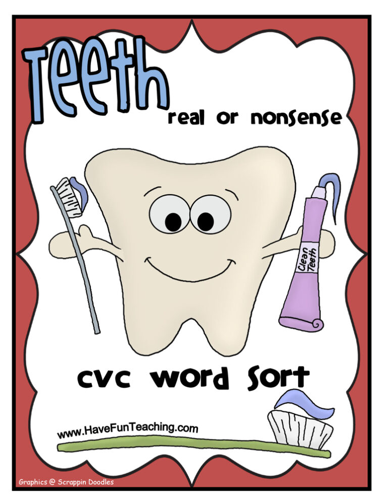 CVC Activity - Real and Nonsense Words