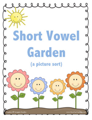 Short Vowel Garden Activity