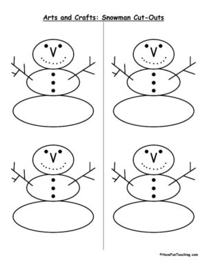 Snowman Cut Outs