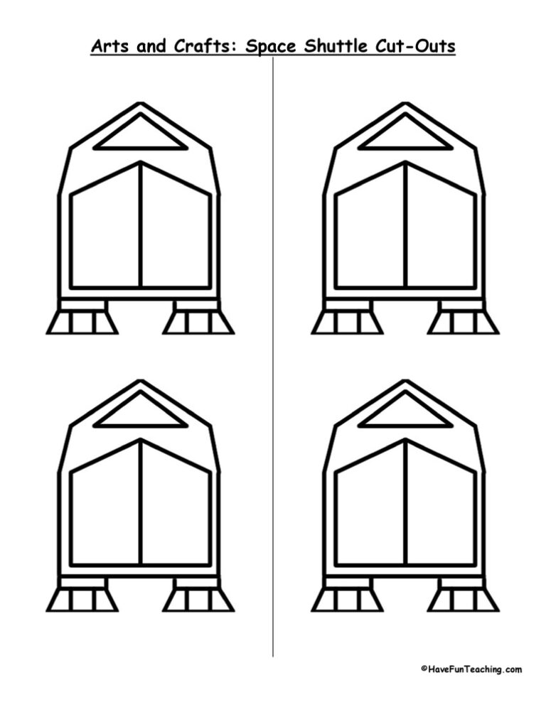 Space Shuttle Cut Outs