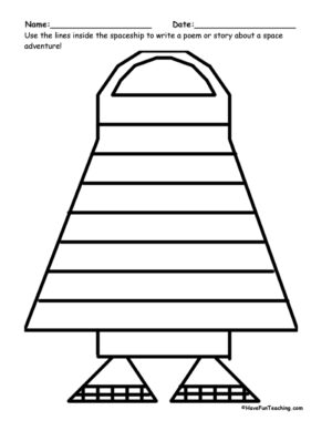 Space Poetry Worksheet