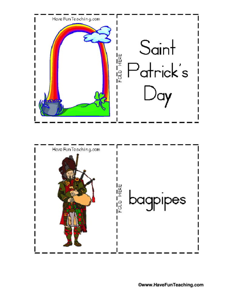 St. Patrick's Day Flash Cards