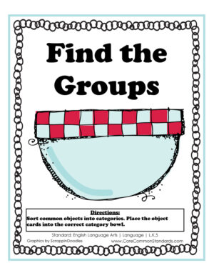 L.K.5 Common Core Activity