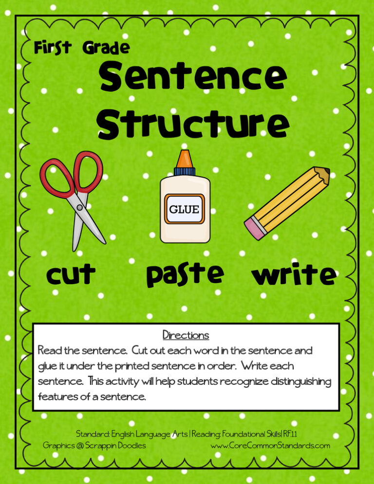 RF.1.1 Common Core Activity