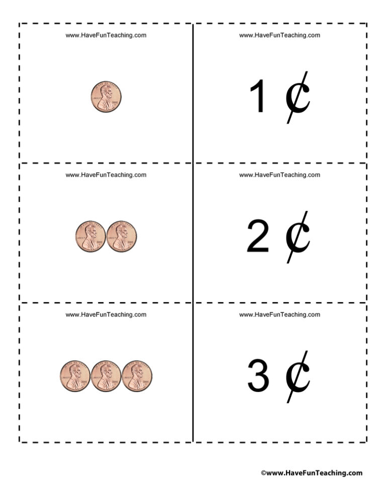 Money Flash Cards