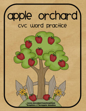 Apple CVC Mat Activity