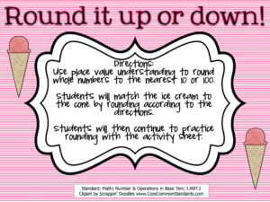 3.NBT.1 Common Core Activity