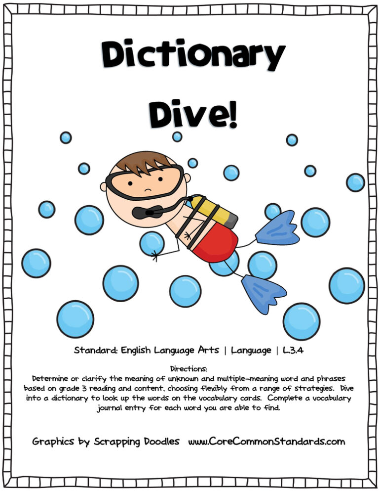 L.3.4 Common Core Activity