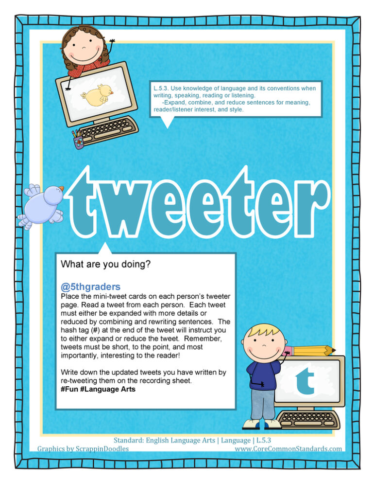 L.5.3 Common Core Activity