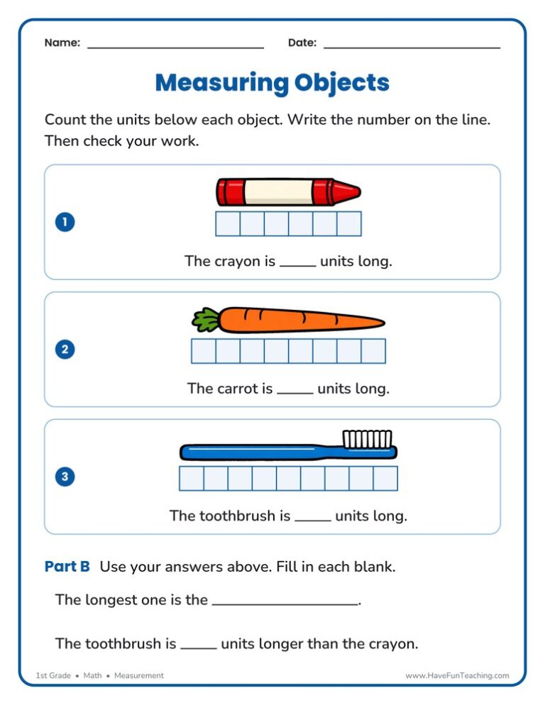 1.MD.2 Common Core Worksheet