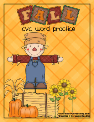 Fall CVC Mat Activity