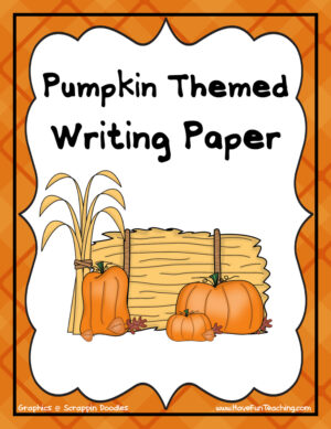 Pumpkin Themed Writing Activity