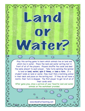 Land or Water Activity