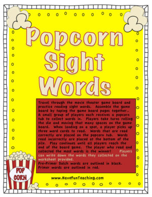 Word Recognition Activity