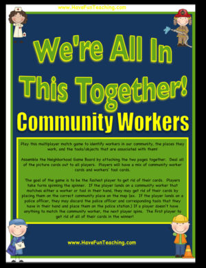 Community Workers Activity