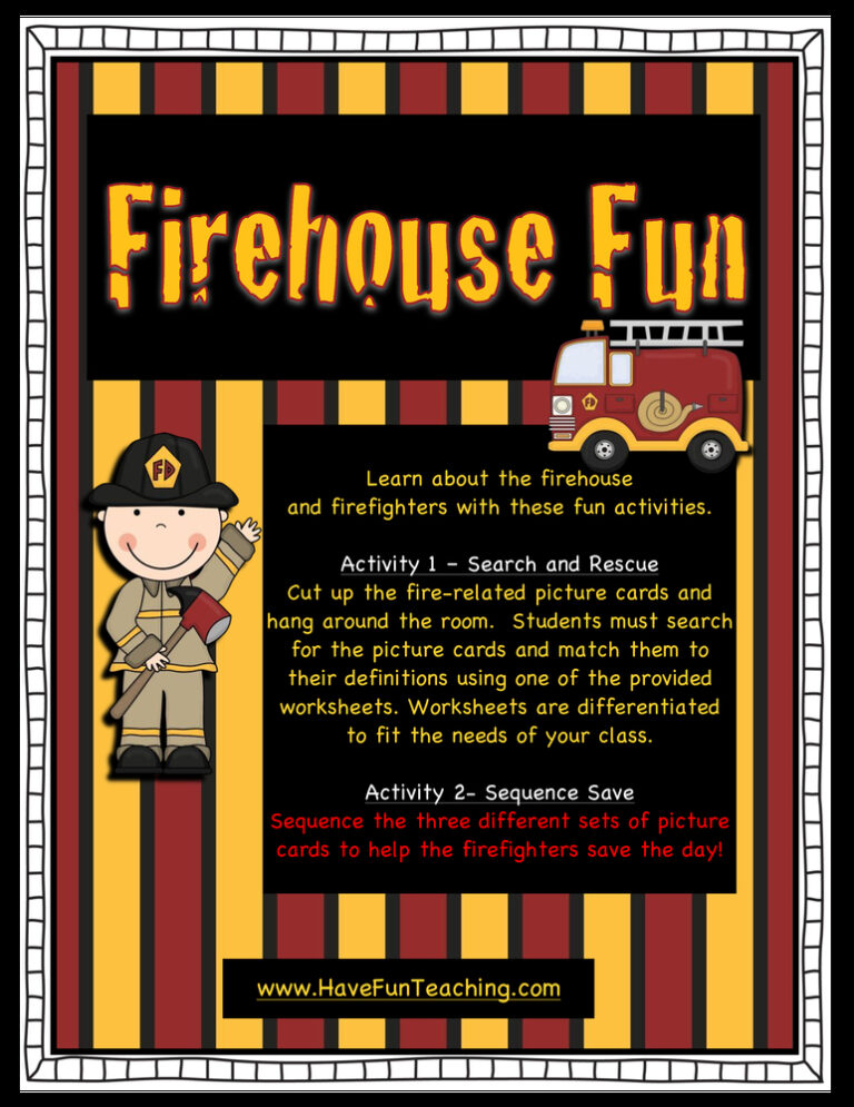 Fire Station Activity