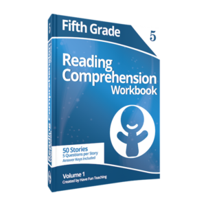 Fifth Grade Reading Comprehension Workbook Volume 1 USB