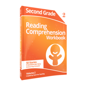 Second Grade Reading Comprehension Workbook Volume 2 USB