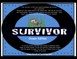 Survivor Ocean Edition Activity