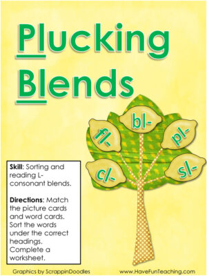 Plucking Blends L Blend Activity