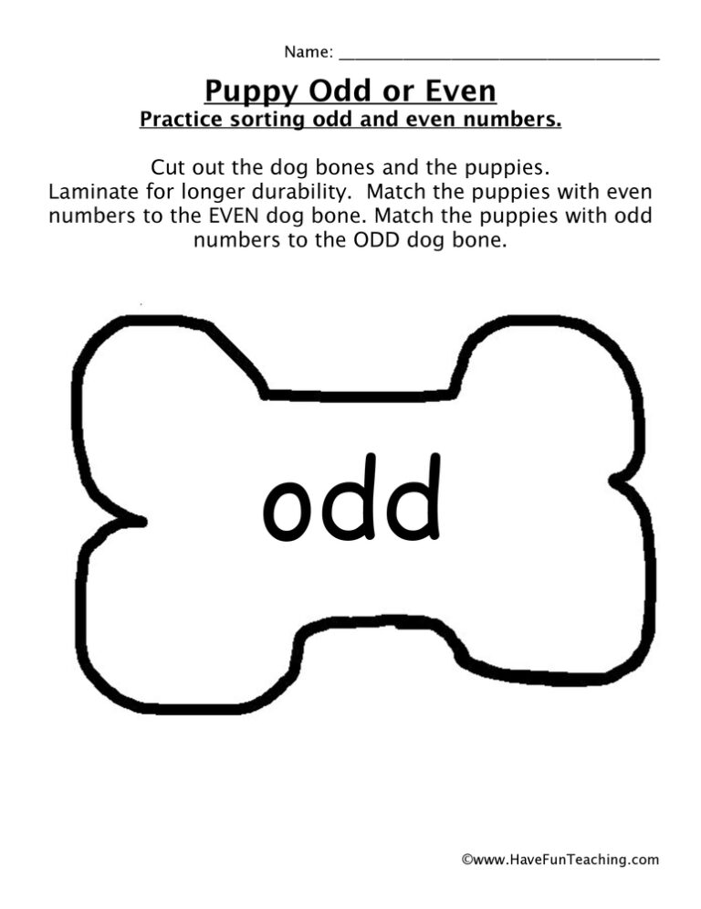Puppy Odd Even Game