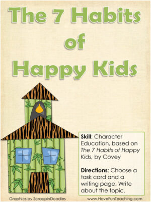 Seven Habits Character Education Activity