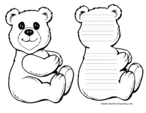 Bear Shape Book Activity